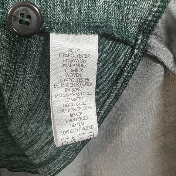 LOGO LORI GOLDSTEIN KNIT CASUAL TUNIC SWEATER VEST WESTERN BOHO CUTE MEDIUM - Picture 3 of 3